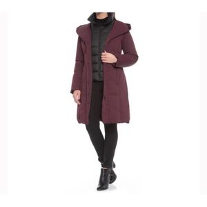 Sandova Canadian Designer Genoa Down‎ Parka Coat Hooded & Belted Xs Use On…